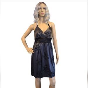 TRIXXI Dress Cocktail or‎ Prom Flocked Satin Cummerband Waistband size M